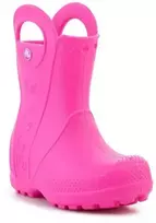 Pink CROCS HANDLE IT vaikiški lietaus aulinukai, Rožinis CRUSH, 211056-6TW