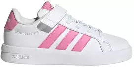 Vaikiški laisvalaikio bateliai Adidas Grand Court 3.0, balti ir rožiniai, JP9371