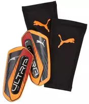 Puma Ultra Light Sleeve Heat Fire futbolo blauzdų apsaugos oranžinės 30989 05