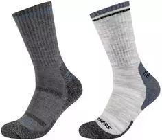 Skechers 2PPK Vyriškos Vilnonės Kojinės Takams SK41104-9300 Pilka 39-42