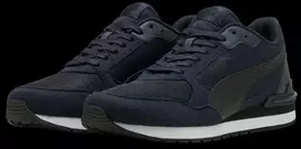 ST Runner v4 NL/ MESH laisvalaikio bateliai, tamsiai mėlyni / PUMA juodi (40474304)