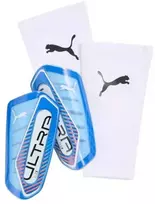 Puma Ultra Flex Sleeve futbolo blauzdų apsaugos, mėlynos ir baltos spalvos, 30987 04