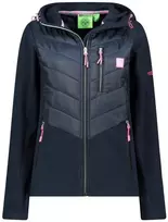 Geographical Norway Tulka Navy Db Lady 0124 tamsiai mėlynas moteriškas flisinis džemperis (WZ6442F/GN-Navy)