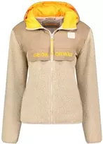 Geographical Norway Techic Fz moteriškas flisinis džemperis, smėlio spalvos, 056 (WZ6660F/GN-rusvai gelsvas)