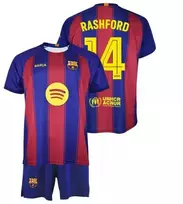 FC Barcelona Rashford aprangos komplektas marškinėliai šortai jaunių dėžutė 2025/26 BC19ERA