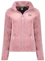Geographical Norway moteriškas flisinis džemperis Ticarina Old Rožinė Db Lady 0124 šviesiai rožinis (WZ8083F/GN-Light pink)