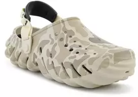 CROCS ECHO DUCK CAMO klumpės, kaulo/juoda spalva 211981-2YJ