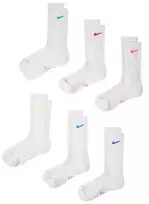 Nike Everyday Elevated kojinės, 6 poros, baltos, HQ8021 906