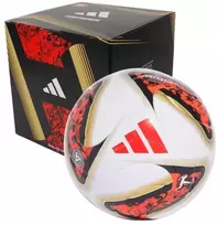 Futbolo kamuolys adidas Bundesliga 26/27 Torfabrik League Box, baltas-oranžinis-auksinis HY5057