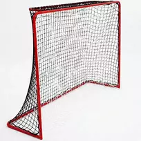 UNIHOC turnyriniai salės riedulio vartai 115x160 cm su tinklu ir kamuoliukų gaudytuvu