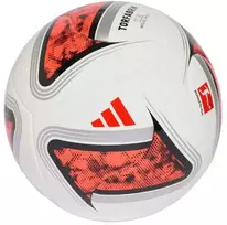 Adidas Bundesliga 26/27 Torfabrik futbolo kamuolys, baltas ir oranžinis, KG6043