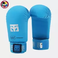 Karate pirštinės - „Mitts 2“ MĖLYNOS WKF | MOOTO