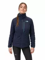The North Face moteriška vėjui nepralaidi striukė žygiams, šviesiai mėlyna