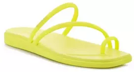 Moteriškos basutės CROCS MIAMI TOE LOOP SANDAL W, citruso spalvos, 209862-738