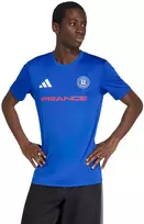 Vyriški marškinėliai adidas France 26 Jersey mėlyna KH2312 (S)