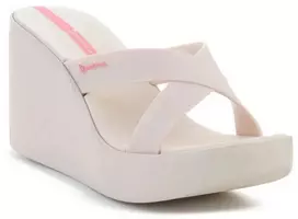 IPANEMA HIGH FASHION II SLIDE FEM smėlio spalvos/blizgučiai/rožinė 83646-BO701