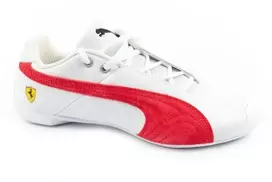 Vyriški sportiniai bateliai Puma Ferrari Future Cat, balti, iš natūralios odos, madingi