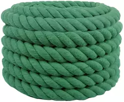 Medvilninė virvė 36 mm 25 m Žalia 100% Medvilnė