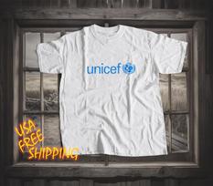 Nauji Marškinėliai Unicef Tautų Logotipas Vyriški Juokingi Marškinėliai Pagaminta Amerikoje S dydis iki 5XL L gray