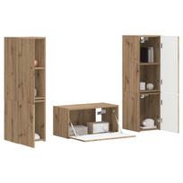 TV Cabinet Set 5 pcs Artisan Oak Wood Based Material