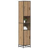 Bathroom Furniture Set with Door Artisan Oak 35 x 37.5 x 188.5 cm