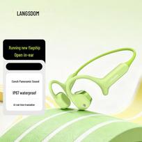 Lanston AirWave Max Open-Ear AI Translation Bluetooth Headphones