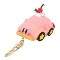 Sanei Boeki Kirby Discovery Cake Mascot Plush Toy Car-shaped W10×D9×H14.5cm