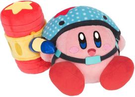 Sanei Boeki Kirby Discovery Pico Pico Hammer Kirby Plush Toy (S) W18×D14×H11cm