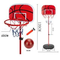 170cm Adjustable Kids Basketball Back Board Hoop Set Children Gift Outdoors 120cm/47.24in