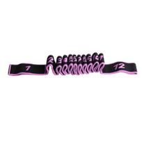 Home Gym Yoga Pull Strap Belt Elastic Polyester Fabric Stretching Loop for Yoga Practice S rožinė raudona spalva
