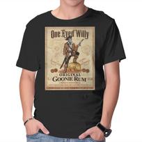 Unisex Crew Neck T-Shirt One Eyed Willy Rum Graphic Short Sleeve Casual Tee XS