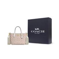 COACH City dirbtinės odos pirkinių krepšys, rankinė per petį, mini moteriška rankinė Basic Set (Bag + Dustproof Bag)