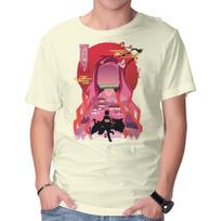 Unisex Crew Neck T-Shirt Kamado Nezuko Graphic Short Sleeve Casual Tee S