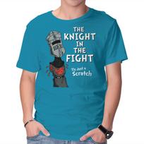 Unisex Crew Neck T-Shirt The Knight In The Fight Graphic Short Sleeve Casual Tee XXXL