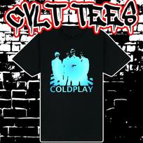 Men's and Women's T-shirts Coldplay Band Tee 100% Cotton XL
