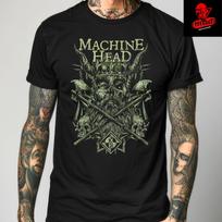 Men's and Women's T-shirts Machine Head Metal Rock Unisex Cotton Premium XL
