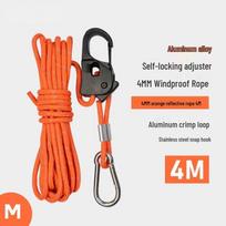 OEING Camping Tarp Wind Rope Adjuster Kit