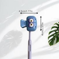 3 Pieces Of Cute Eye-Shaped Toothbrush Holders Dopamine Color Travel Set, Dust-Proof Toothbrush Cover For Daily Oral Care 3pcs