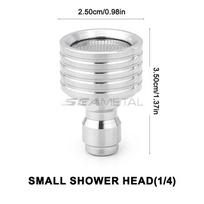 SEAMETAL High Pressure Water Gun Interface Washing Nozzle 0.4mm 1/4 Quick Connect Car Wash Sprayer Stainless Steel Shower Blades