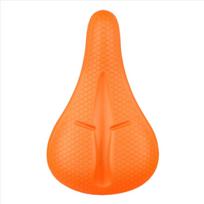 Anti Slip Bike Saddle Cover Silicone Bike Seat Cushion Pad Bicycle Seat Cover  Cycle Part oranžinė