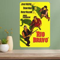 Rio Bravo Classic Movie Metal Poster Sign 20x30cm（7.8x11.8inch）