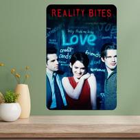 Reality Bites Klasikinio filmo metalinis plakatas 20x30cm（7.8x11.8inch） blue