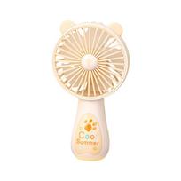 Outdoor Handheld Fan Rechargeable Air Blower 3 Speed-Khaki