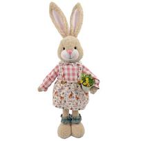 Easter Rabbit Ornament Height Adjustable Fabric Hare Doll For Tabletop Shelf Garden Yarn Display Festival Celebration 1