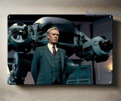 Robocop Retro Scifi Movie Photo Metal Poster Tin Sign xcm PlaqueAluminum 20x30cm（7.8x11.8inch）