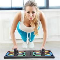 Foldable Multifunction Push Up Board - Brand - Model - Blue - Adult