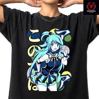 Kono Subarashii Anime Waifu Character Unisex Premium Thick Cotton T-Shirt S