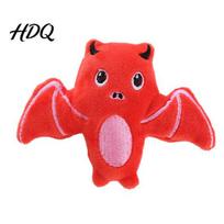 Cute Halloween Cat Toys Pumpkin Catnip Toy for Cats Plush Bat Ghost raudona
