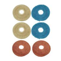 A25F-6PCS Vacuum Mop For Mova Mobius 60 Vacuum Cleaner Replacement Accessories Thermohold Mop Hyperclean Mop Plush Mop