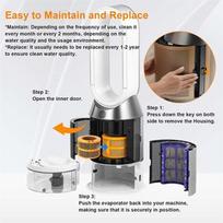 A25F-Air Purifier Replacement Parts Carbon Fiber Evaporator Replacement Parts For Dyson Purifiers NONE gray
